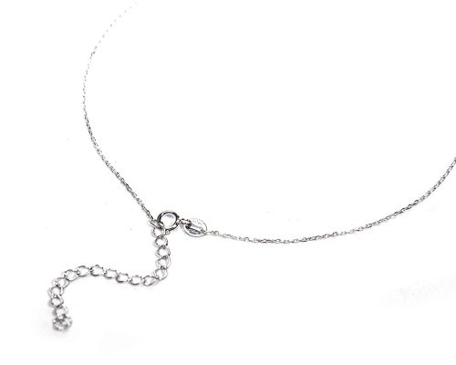 925 Sterling Silver Natural White Pearls Chain Pendant Earrings Jewelry Set - Image 4