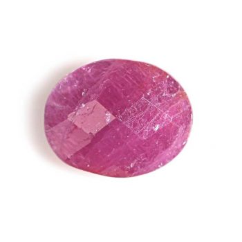 Certified Natural Ruby Oval Gemstone (3.77 Carats)