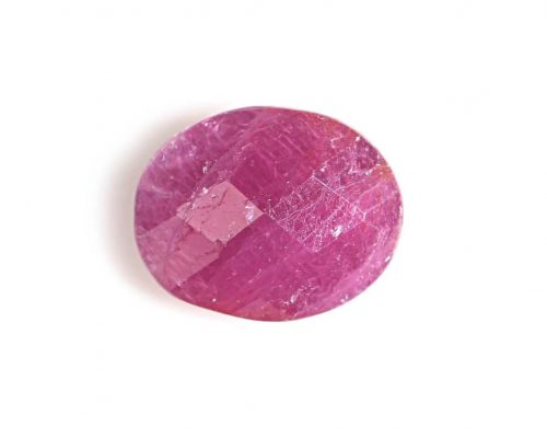 Certified Natural Ruby Oval Gemstone (3.77 Carats)