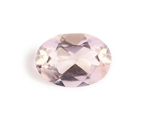 Certified Natural Morganite Oval Gemstone (0.5 Carats)