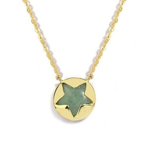 Natural Aventurine Star Pendant
