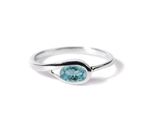 Aquamarine Gemstone Jewelry Set - Image 4