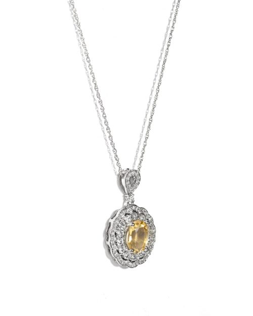 Certified Citrine Luxury Pendant - Image 3