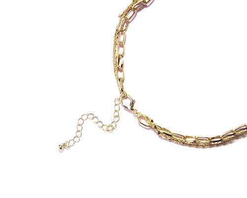 Black Onyx Crescent Moon Multi Layer Necklace for Women - Image 4