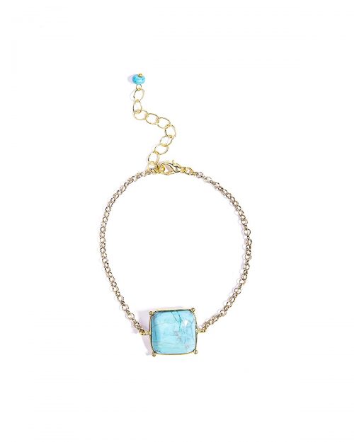 Certified Turquoise (Firoza) Gemstone Bracelet - Image 3