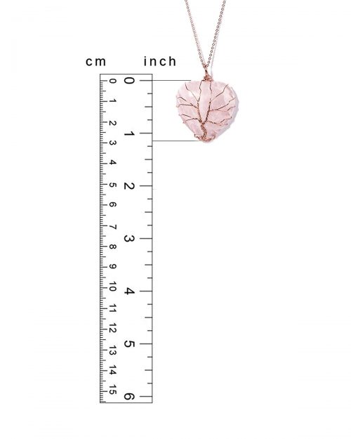 Certified Gemstone Valentine's Big Heart Chain Pendant Necklace for Women - Image 3