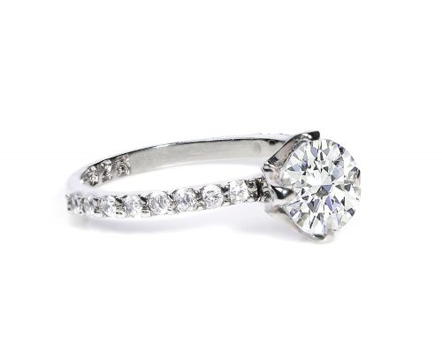 Certified Topaz Gemstone Solitaire Ring - Image 2