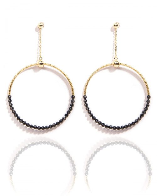 925 Sterling Silver Certified Tourmaline Gemstone Dangler Earrings for Women