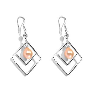 Natural Pearls Dangle Earrings