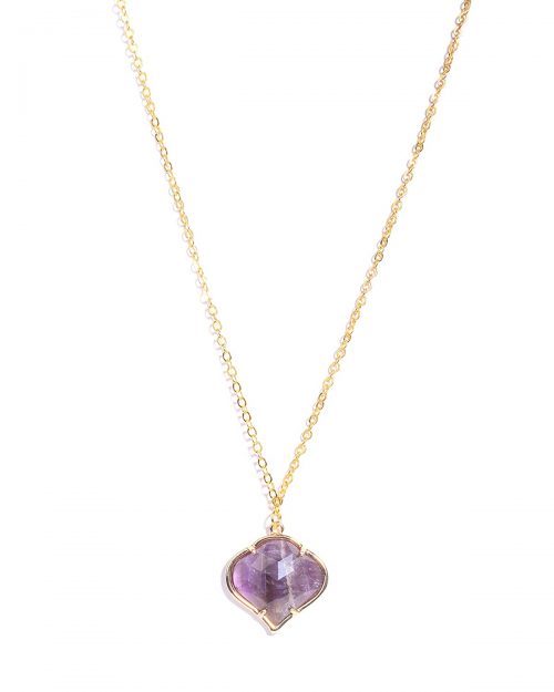 Natural Amethyst Gemstone Pendant - Image 3