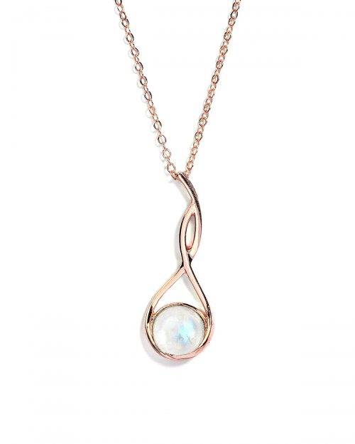 Certified Moonstone Stylised Pendant