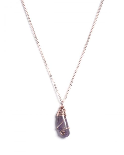 Certified Natural Amethyst Gemstone Money Magnet Chain Pendant - Image 2