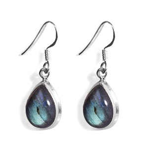 Certified Labradorite Drop Earrings