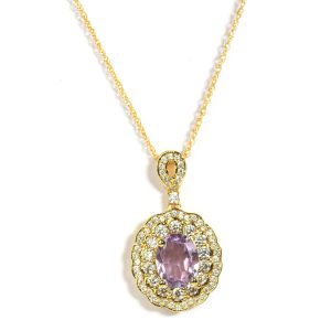 Certified Amethyst Luxury Pendant