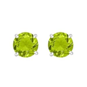 Peridot Gemstone Stud Earrings
