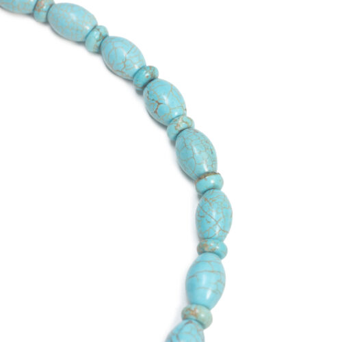 GEMPRO Genuine Turquoise Pendant Beaded Statement Necklace for Her - Image 2