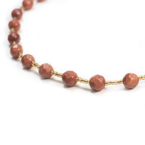 GEMPRO Dainty Genuine Sunstone Necklace for Her - Image 4