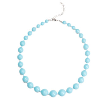 GEMPRO Graduated Genuine Turquoise Necklace for Her