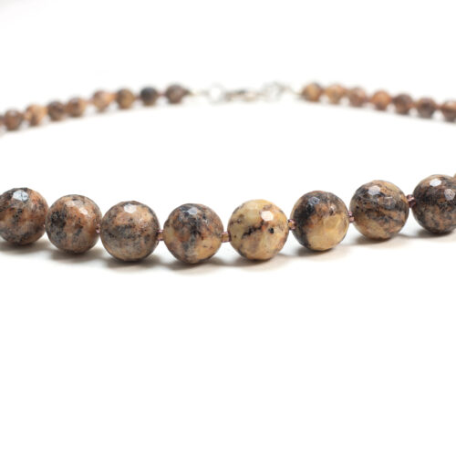 GEMPRO Graduated Genuine Jasper Necklace for Her - Image 3