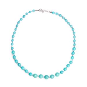 GEMPRO Genuine Turquoise Graduated Necklace for Her