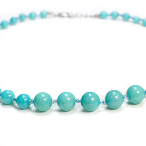 GEMPRO Genuine Turquoise Graduated Necklace for Her - Image 2