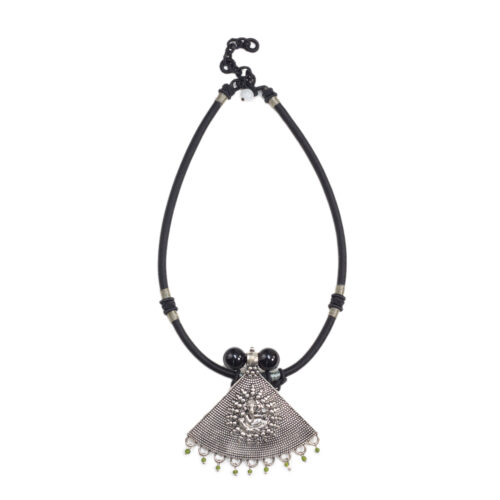 GEMPRO Genuine Black Onyx Ethnic Statement Necklace for Her
