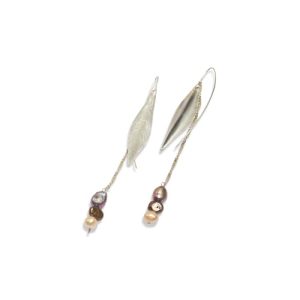 Gempro 925 Silver Fresh Water Pearl Drop Earrings For Women