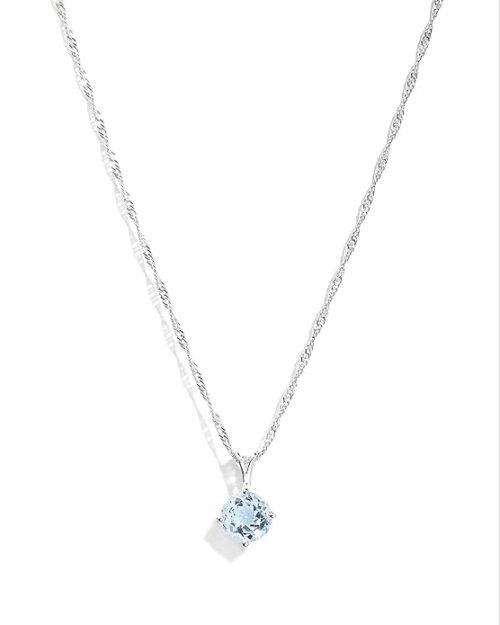 Gempro 925 Sterling Silver Certified Blue Topaz Chain Pendant for Women, Carat 2 - Image 4