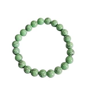 Gempro GREEN Howlite Bracelet 8 MM