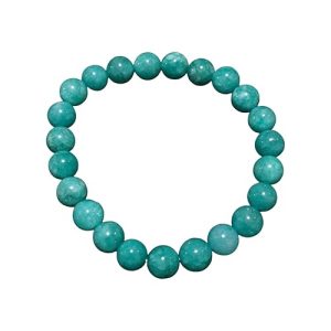 Gempro Natural Amazonite Bracelet – Soothing & Stylish Gemstone Bracelet for Men & Women 8MM