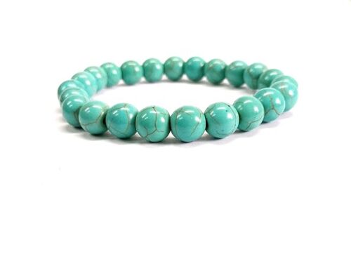 Gempro Turquoise Bracelet – Timeless & Versatile Natural Stone Bracelet for Unisex