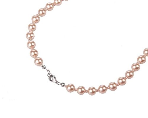 Gempro Brass Genuine Pearls Long Pendant Necklace for Women ( Off-White ) - Image 2