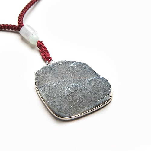 Gempro Druzy Small Pendant with Cord Necklace - Image 2