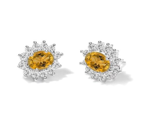 Gempro 925 Sterling Silver Birthstone Pendant and Stud Earrings Set for Women - Image 5