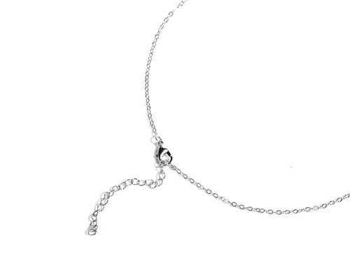 Gempro Certified Scenery Jasper Platinum Plated Chain Pendant for Women - Image 2