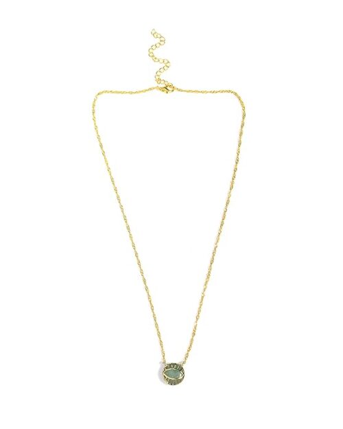 Gempro Egyptian Evil Eye Protection Stone Pendant Necklace for Women - Image 3