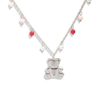 Gempro Teddy Bear Pendant for Women