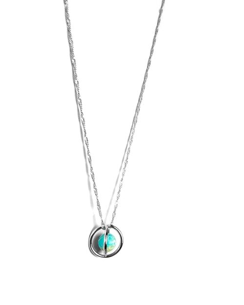 Gempro Turquoise Gemstone Cage Pendant for Women - Image 2