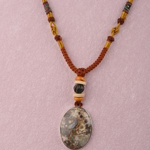 Gempro Agate Essence Cord Necklace length 26 inches