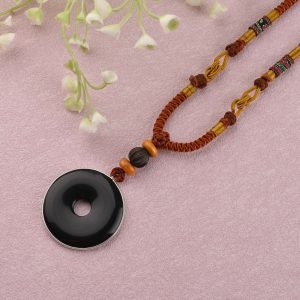 Gempro Jasper Harmony Cord Necklace length 26 inches