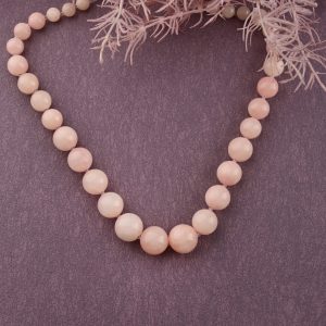 Gempro Pink Aventurine Graduated Necklace – Soft Elegance