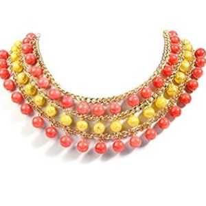 Gempro Jade Gemstones Stylish Layered Choker Necklace for Women