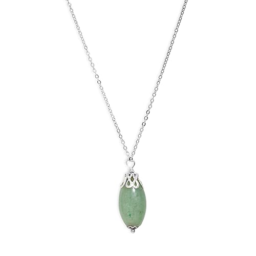 Gempro Genuine Green Aventurine Women Gemston Pendant