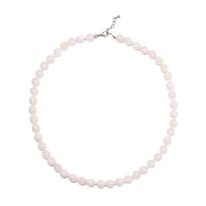 Gempro single layer genuine PINK JADE necklace for her