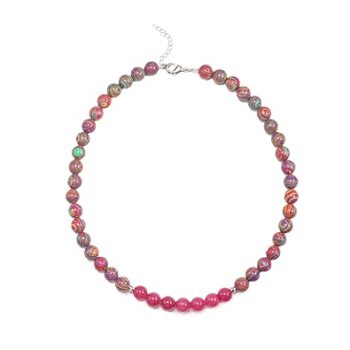 Gempro HOWLITE Gemstone Chain Necklace for her