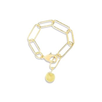 Gempro Gold Plated Link Bracelet