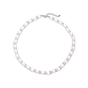 Gempro Agate and Crystal Beaded Strand Necklace for WomenElevate your jewelry collection with the exquisite beauty of the Agate and Crystal Beaded Strand Necklace. This stunning necklace combines the natural elegance of agate with the sparkling brilliance of crystals, creating a piece that is as unique as it is eye-catching. Perfect for women who appreciate both style and symbolism, this necklace adds a touch of sophistication and positive energy to any outfit.