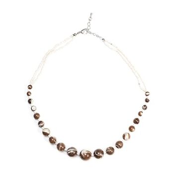 Gempro Gemstone cluster necklace