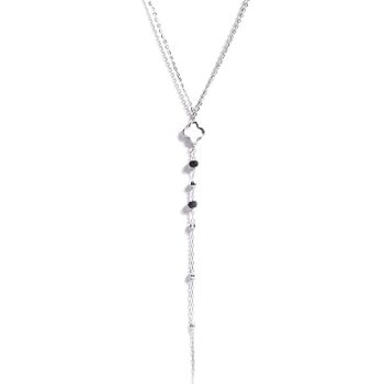 Gempro Genuine Spinel Gemstone 925 Sterling Silver Sleek Pendant Women