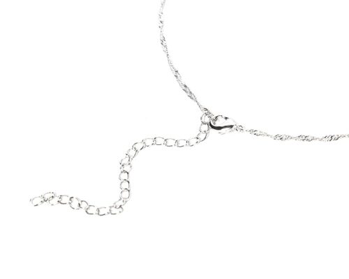 Gempro Cultured Peridot Silver Chain Pendant Necklace Earrings Jewelry Set for Women - Image 3